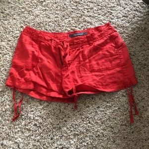 Red shorts